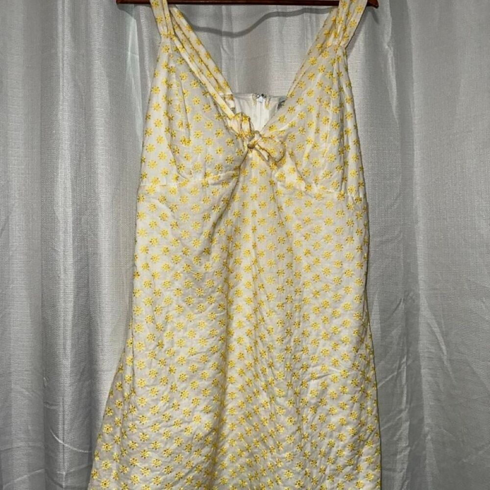 Blue-rain Women's Yellow Dress